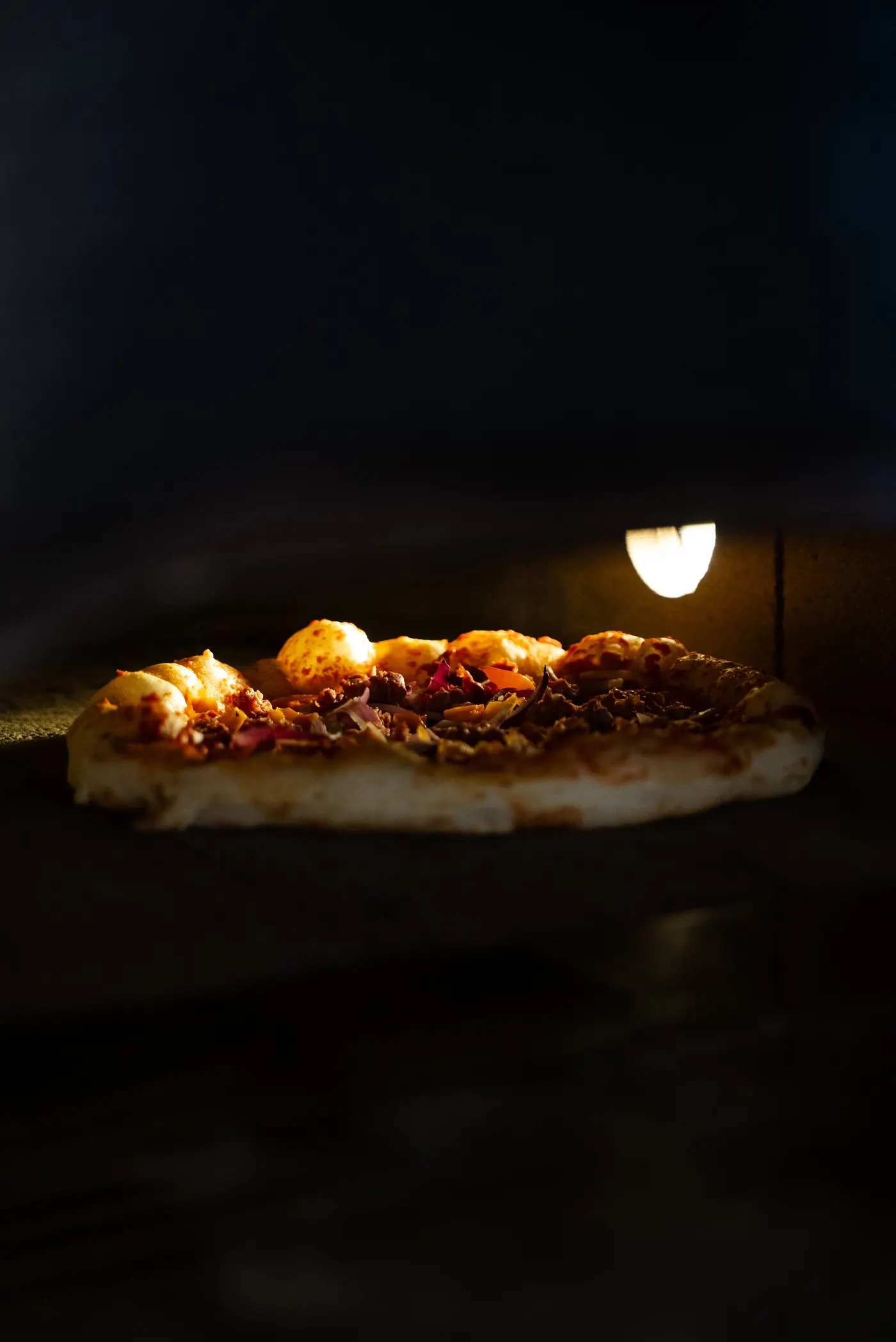 Shooting culinaire Da Luna — bouteille huile olive locale