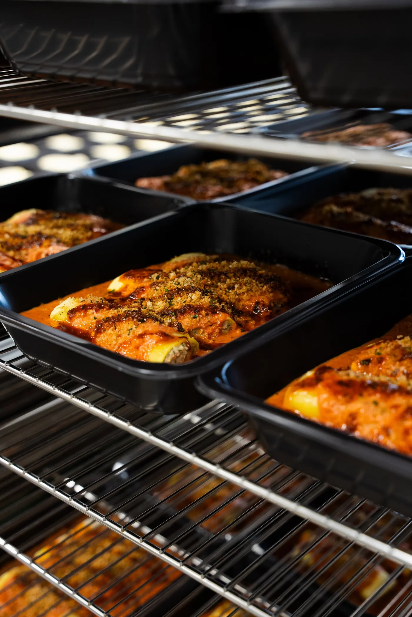 Shooting culinaire I Fratelli — détail garniture pizza