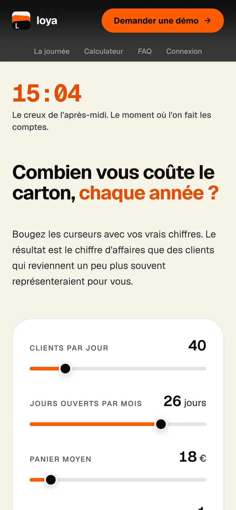 Loya sur mobile
