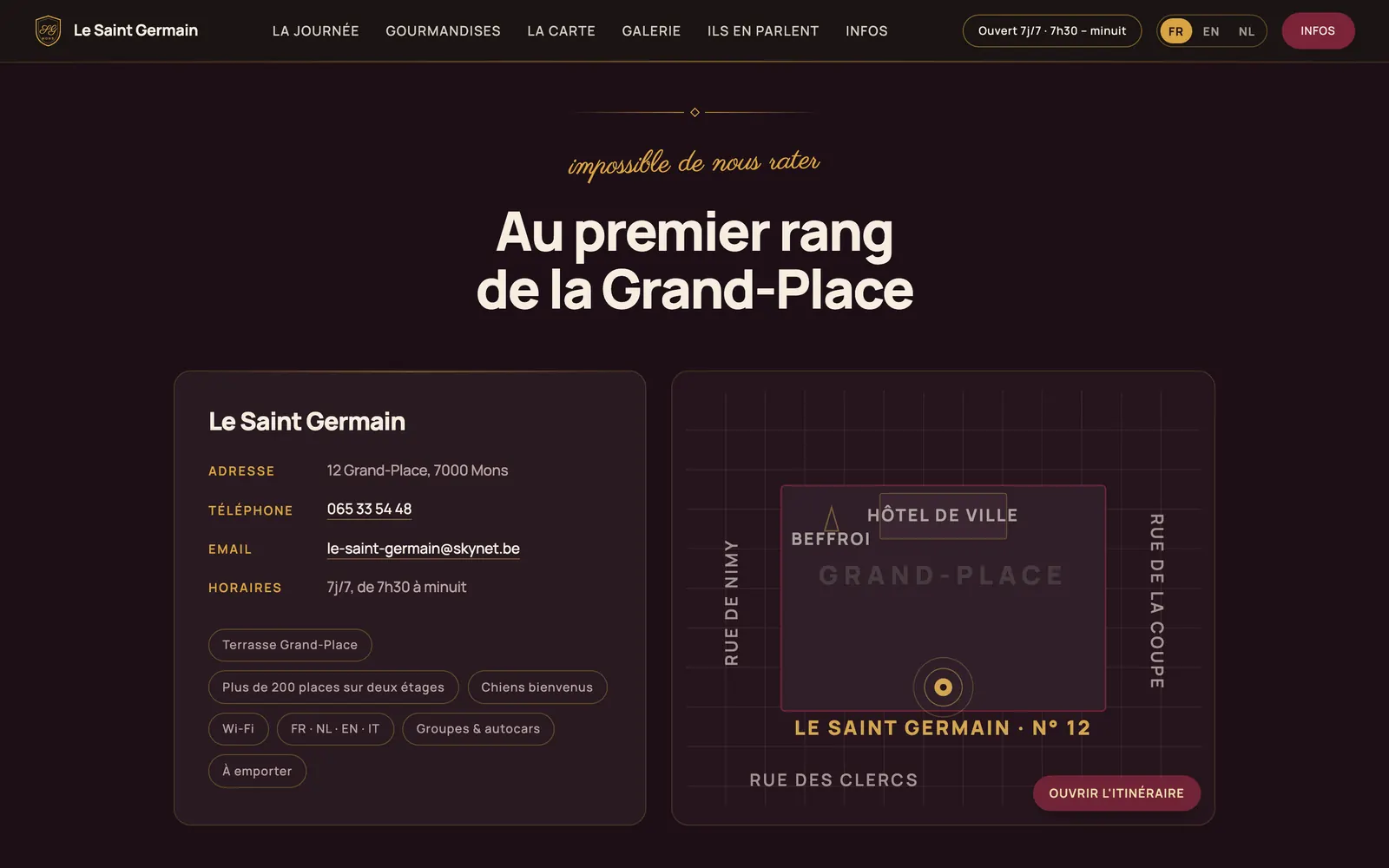 Saint Germain : La Grand-Place dessinée