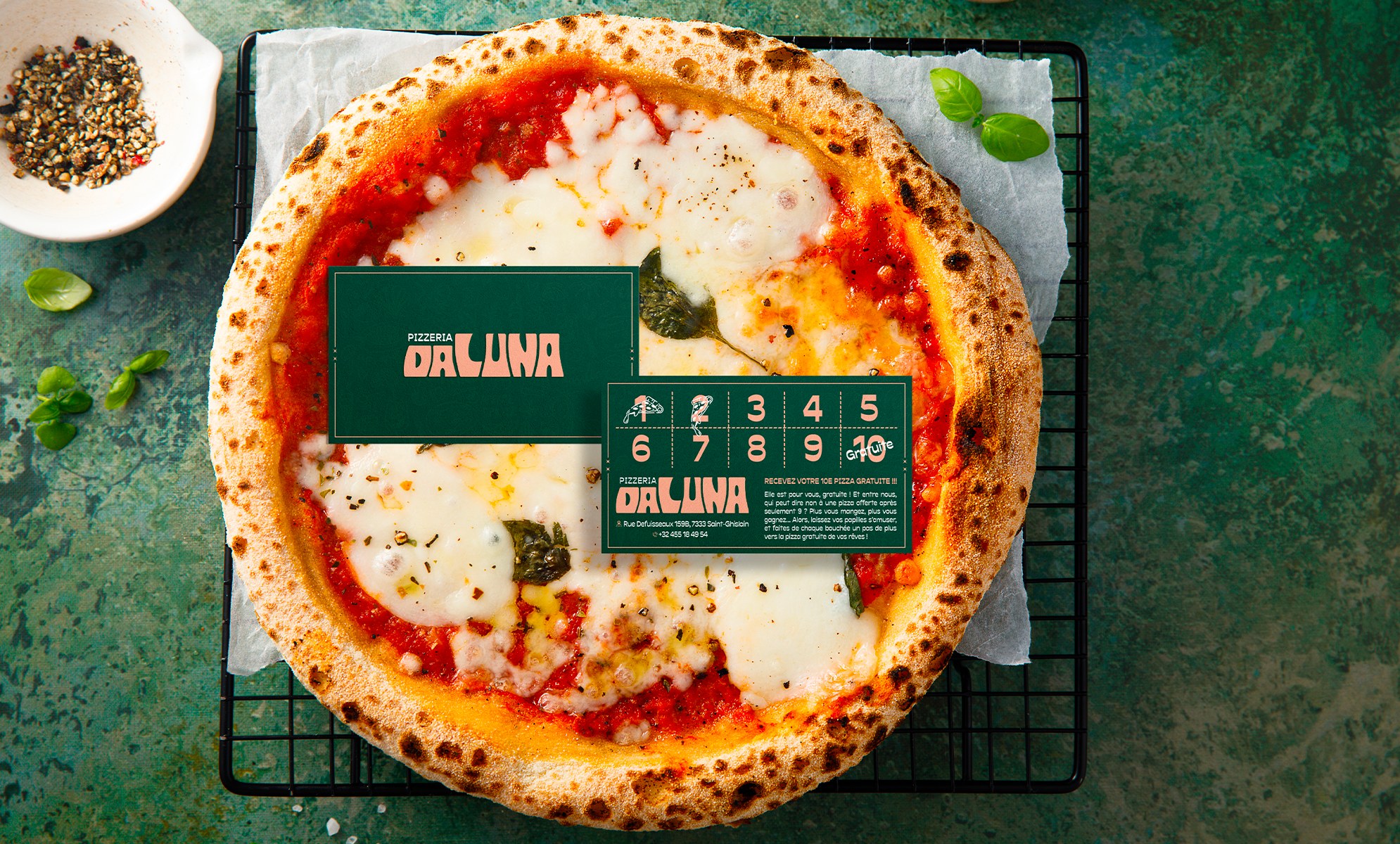 Pizza Da Luna avec carte fidélité