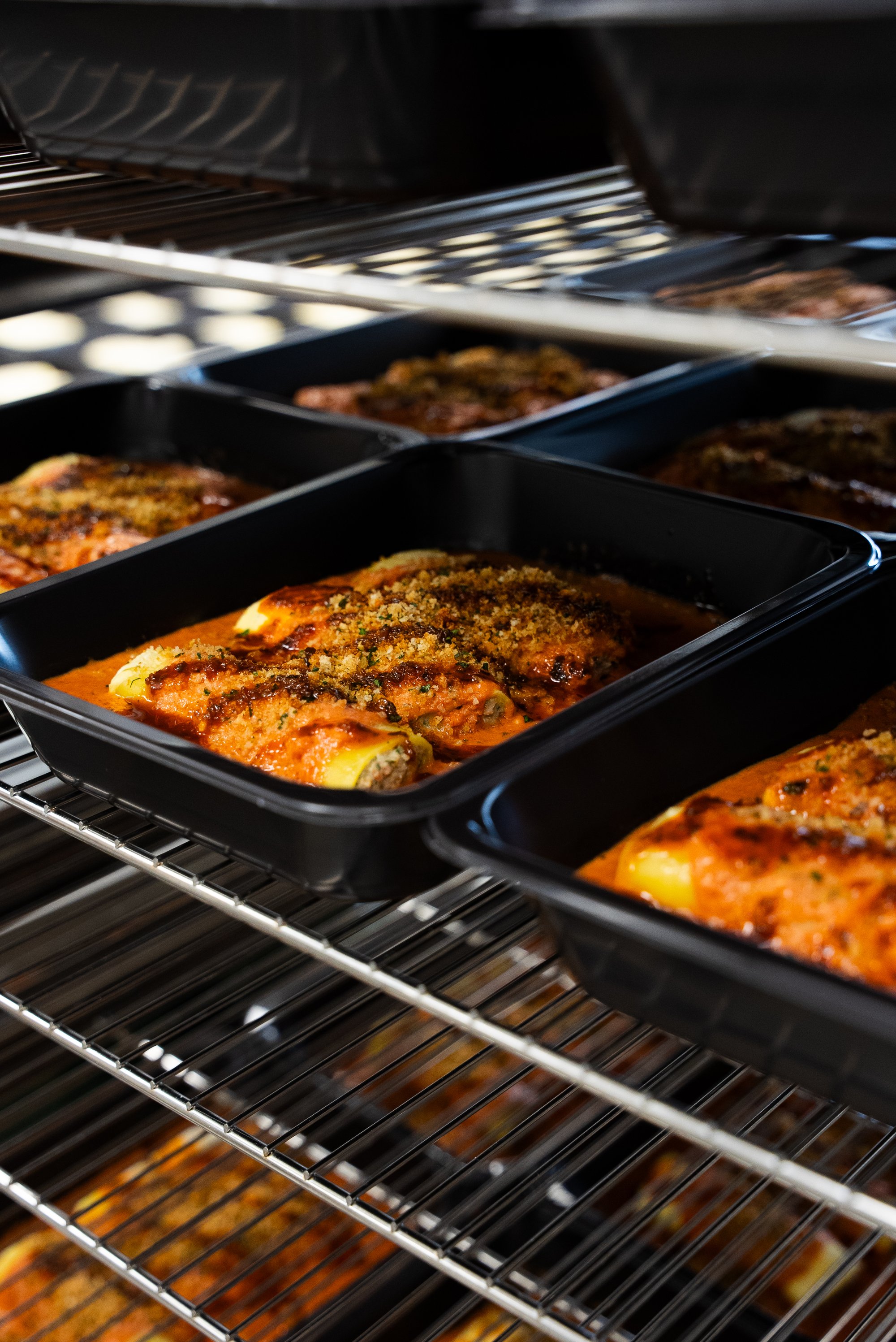 Shooting culinaire I Fratelli — détail garniture pizza