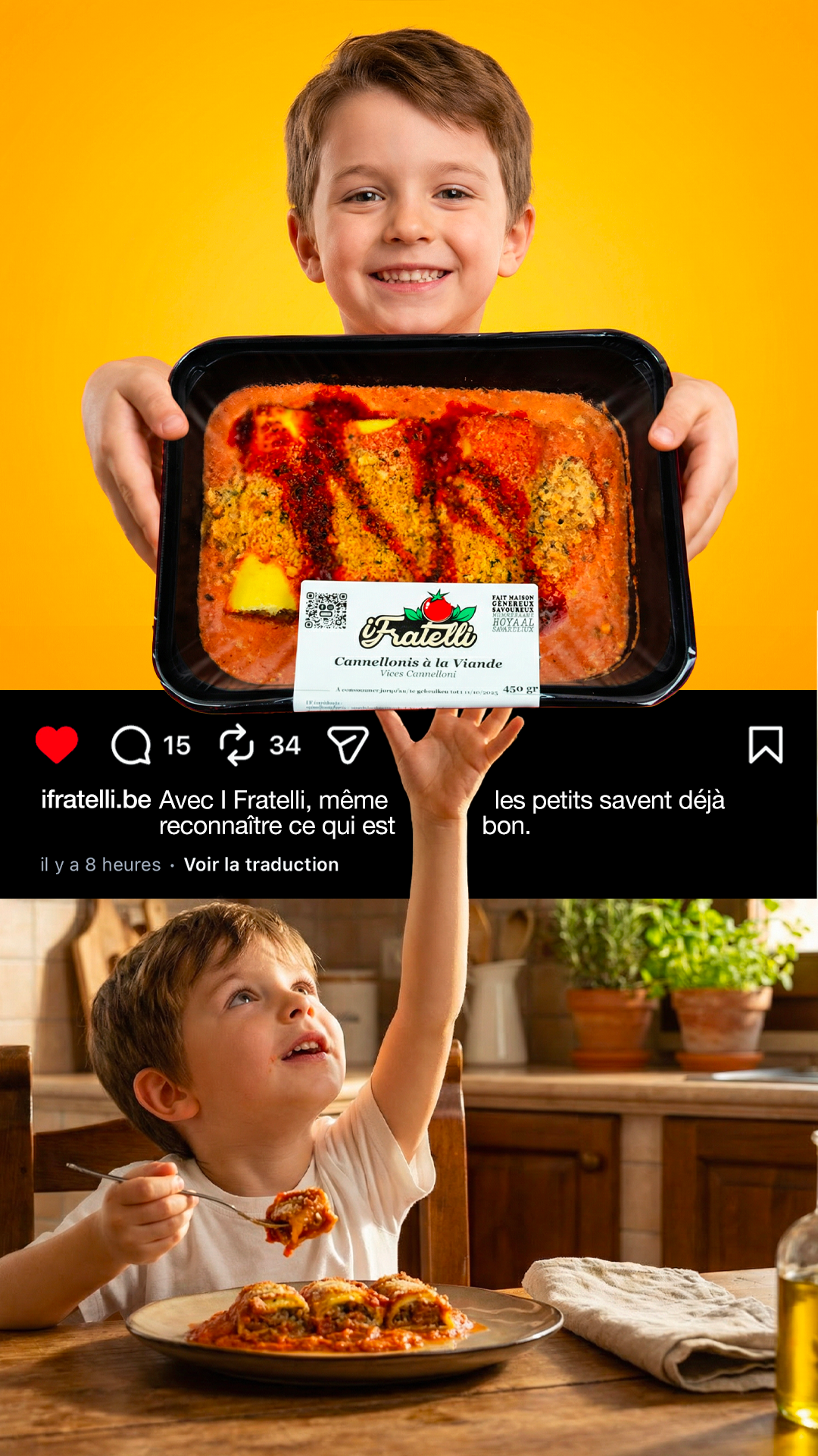 Story Instagram I Fratelli — pizza four à bois live
